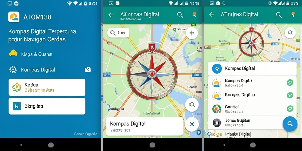 Antarmuka pengguna ATOM138 yang intuitif dan informatif.