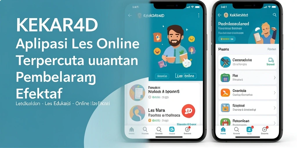 Antarmuka aplikasi KEKAR4D yang intuitif dan menarik.