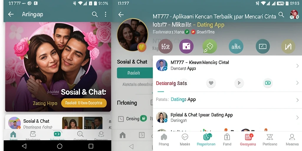 Tampilan antarmuka MT777 yang menarik dan user-friendly.