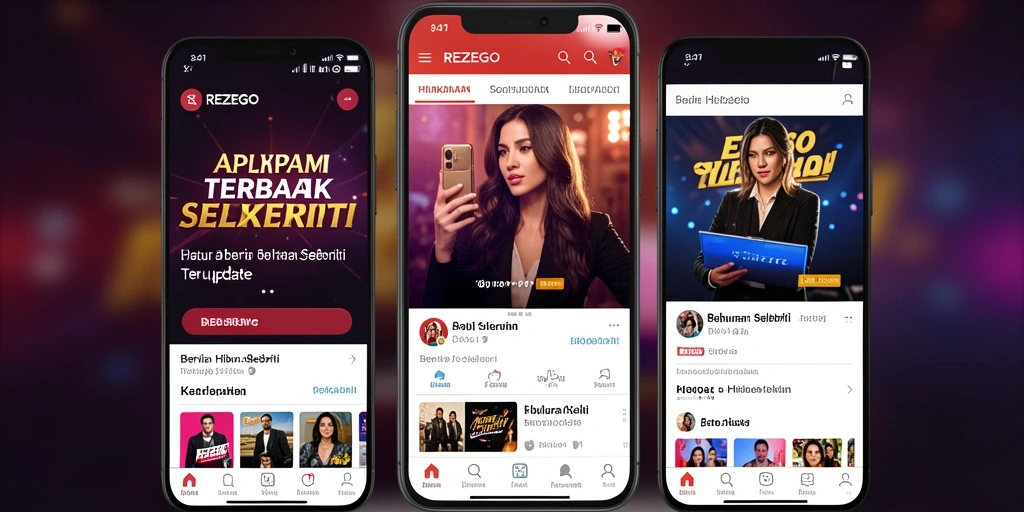 Tampilan antarmuka REZEGO yang modern dan informatif.