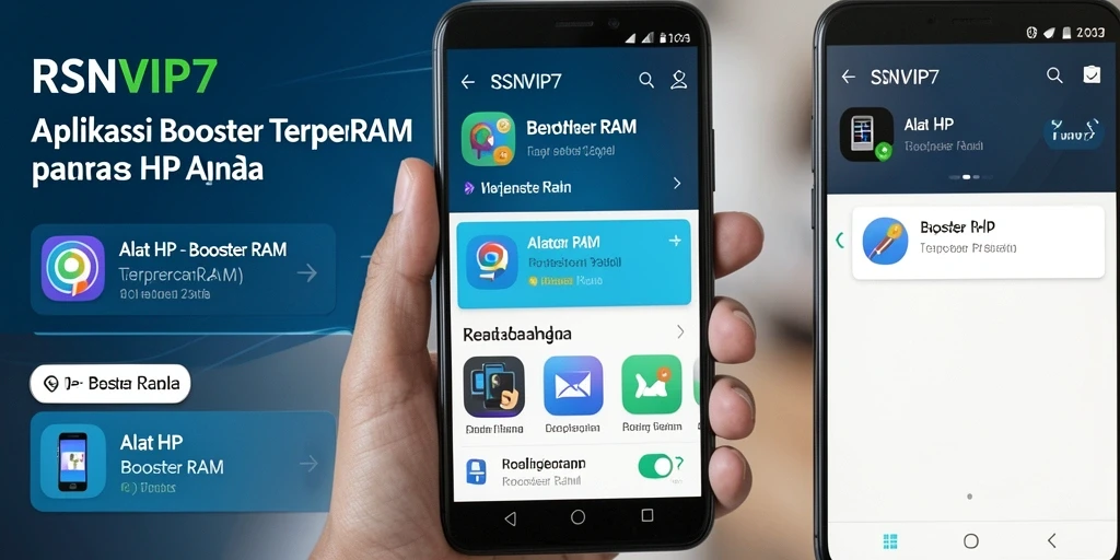 Tampilan antarmuka RSNVIP7 yang sederhana dan efisien untuk optimasi RAM.